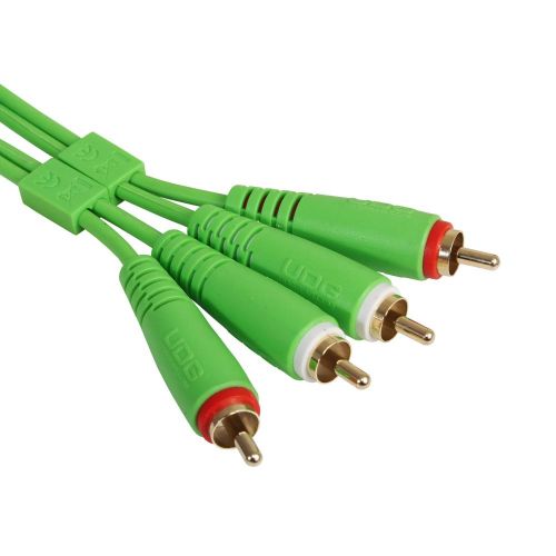 Аудиокабель UDG Set RCA - RCA Green 1,5m(U97001GR)